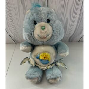 Care Bears 11” Baby Tugs Blue Plush Diaper Toy Vintage 1983 Kenner 80s
